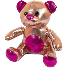 Мягкая игрушка ABtoys "Металлик" Медведь, 18 см