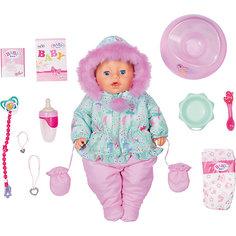 Интерактивная кукла Zapf Creation Baby Born Зимняя, 43 см