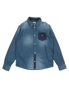 Джинсовая рубашка Armani Junior