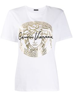 Versace футболка с принтом Medusa