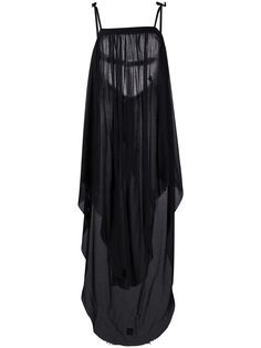 Ann Demeulemeester топ на бретелях асимметричного кроя