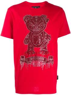 Philipp Plein футболка Teddy Bear Platinum