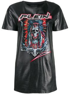 Philipp Plein длинная футболка Cowboy