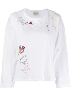 Forte Forte My T Shirt motif embroidered T-shirt