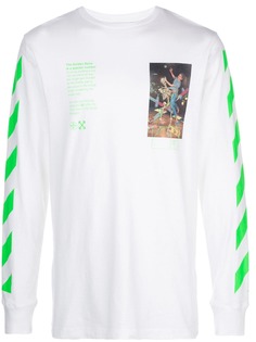 Off-White футболка с принтом Golden Ration