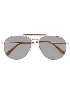 Tom Ford Eyewear солнцезащитные очки-авиаторы Sean