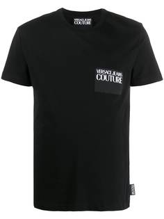 Versace Jeans Couture футболка с нашивкой-логотипом