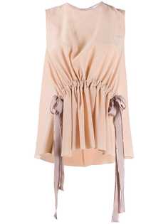 Red Valentino топ с лентами
