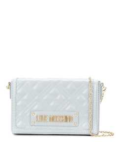 Love Moschino стеганая сумка через плечо с логотипом