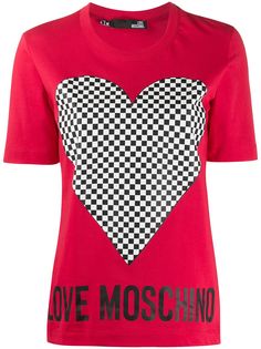 Love Moschino футболка с принтом