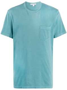 James Perse футболка с накладным карманом
