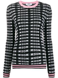MSGM джемпер с логотипом