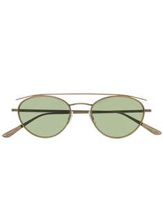 Oliver Peoples солнцезащитные очки Hightree в овальной оправе