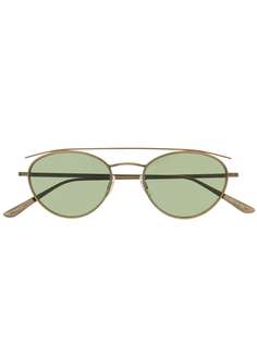 Oliver Peoples солнцезащитные очки Hightree в овальной оправе