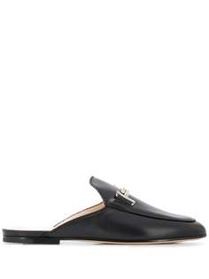 Tods лоферы с металлическим логотипом Tod`S