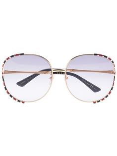 Gucci Eyewear очки в квадратной оправе с затемненными линзами