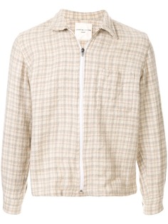 Comme Des Garçons Pre-Owned куртка в клетку на молнии