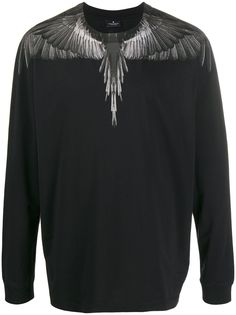 Marcelo Burlon County Of Milan футболка с длинными рукавами и вышивкой