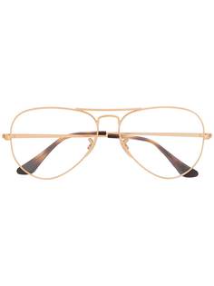 Ray-Ban массивные очки в круглой оправе