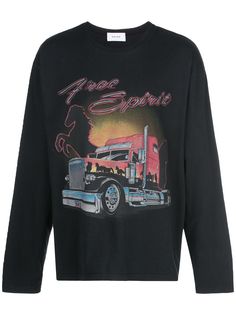 Rhude футболка Wild Spirit с длинными рукавами