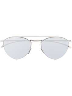 Mykita солнцезащитные очки в оправе кошачий глаз из коллаборации с Maison Margiela