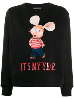 Alberta Ferretti толстовка с принтом Topo Gigio