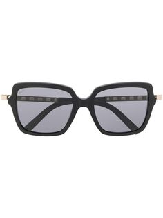 Tods солнцезащитные очки в массивной оправе с отделкой Tod`S