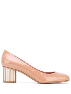 Salvatore Ferragamo туфли на массивном каблуке