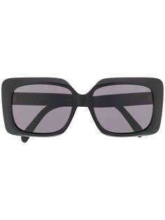 Celine Eyewear солнцезащитные очки в прямоугольной оправе