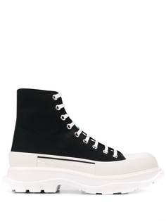 Alexander McQueen высокие кеды Tread Slick