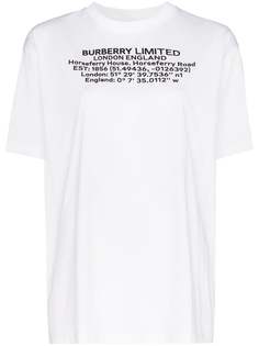 Burberry футболка Carrick с логотипом