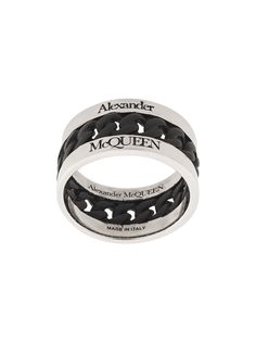 Alexander McQueen кольцо с логотипом