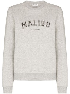 Saint Laurent толстовка с принтом Malibu