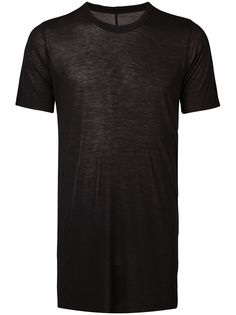 Rick Owens полупрозрачная футболка с круглым вырезом