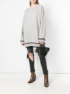 Mm6 Maison Margiela contrast pompom jumper