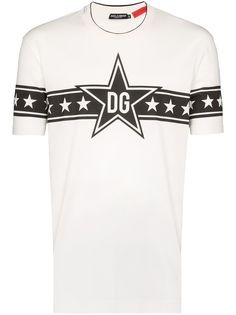 Dolce & Gabbana футболка с логотипом DG Star