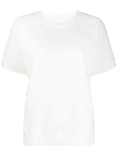 Mm6 Maison Margiela толстовка с круглым вырезом и короткими рукавами