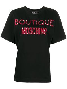 Boutique Moschino футболка с принтом