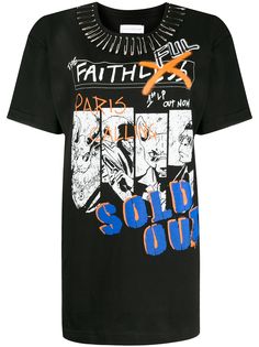 Faith Connexion футболка оверсайз с графичным принтом