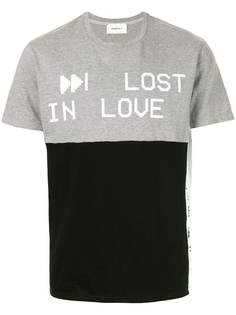 Ports V футболка в стиле колор-блок с надписью