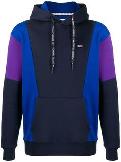 Tommy Jeans худи в стиле колор-блок с логотипом