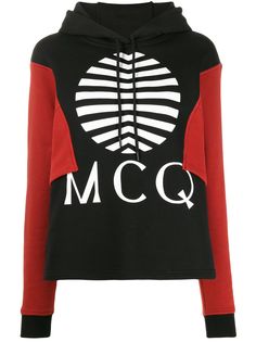 McQ Alexander McQueen худи в стиле колор-блок с логотипом