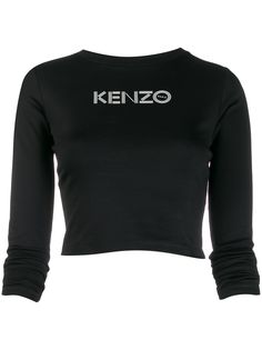 Kenzo укороченный топ с логотипом