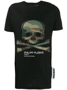 Philipp Plein футболка с принтом Skull