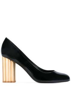 Salvatore Ferragamo туфли на контрастной каблуке