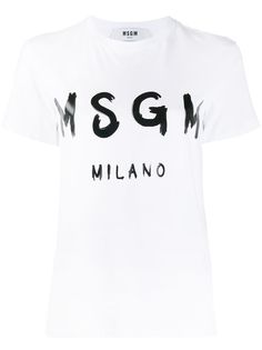 MSGM футболка Milano с логотипом
