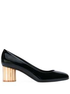 Salvatore Ferragamo туфли на контрастном каблуке