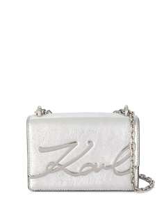 Karl Lagerfeld сумка через плечо Signature с металлическим логотипом