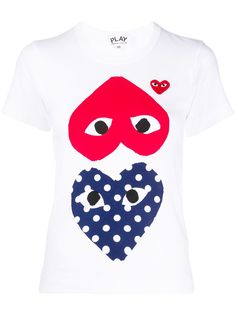 Comme Des Garçons Play футболка с короткими рукавами и логотипом