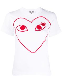 Comme Des Garçons Play футболка с короткими рукавами и логотипом
